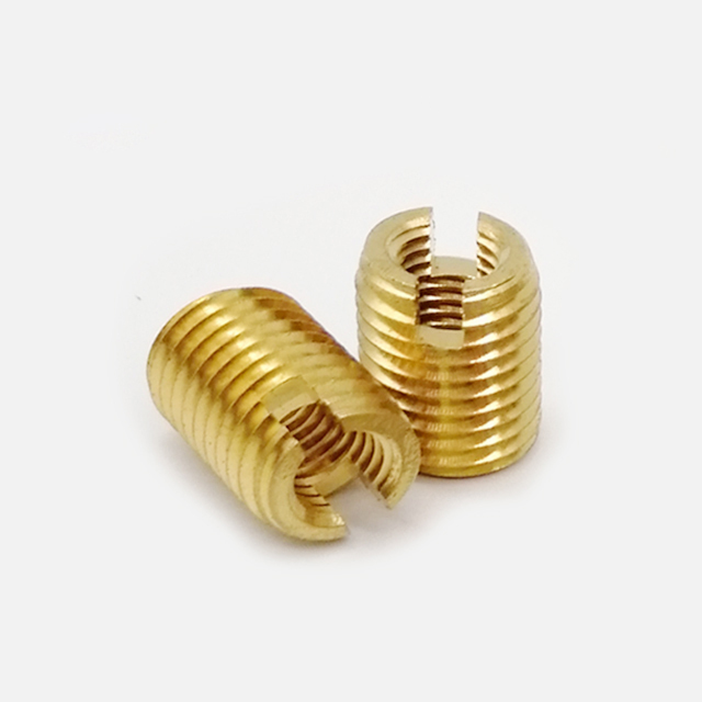 Self tapping slotted thread inserts,insert thread M5 self- tapping