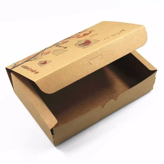 Brown Kraft Paper Box Gift Foldable Packing Boxes
