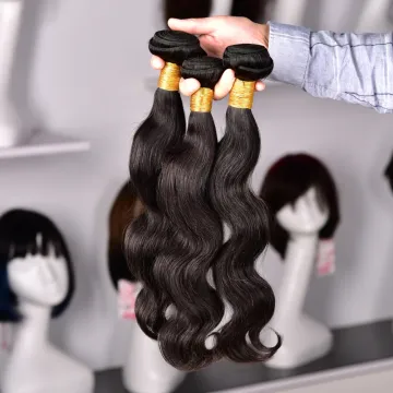 100% Unprocessed Brazilian Hair Bundles Body Wave Virgin Human Hair Extensions Natural Color Brazilian Human Hair Supplier