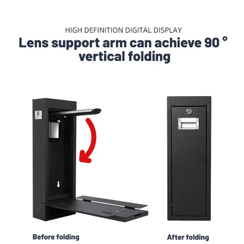 Wall mounted High resolution book document scanner