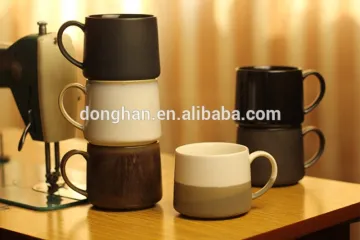 Cheap high quality stoneware stacking mug