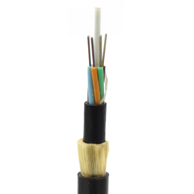 48 cores span 100m ADSS fibre optic cable
