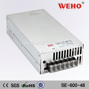 Contant voltage single output power supply 12.5a 48 volt 600w switching power supply