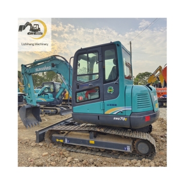 Το Sunward SW70E 7 τόνοι χρησιμοποίησε μικρό εκσκαφέα προς πώληση σε χαμηλές τιμές
