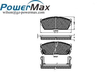 Automotive Spare Parts / Brake Pad / HONDA / OE:45022-SA0-681