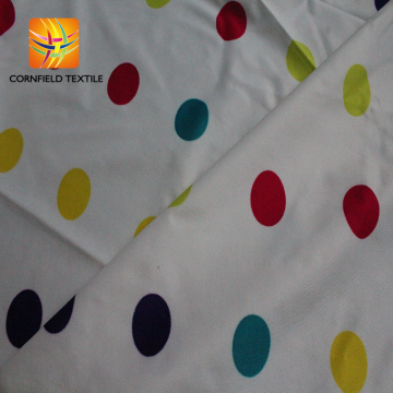 thin waterproof polyester print terry cloth baby