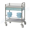 Stainless Steel Medical Treatment Trolley Hospital