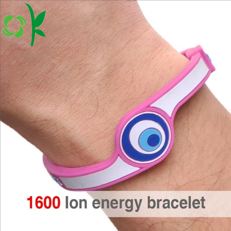 Sports Custom Health Energy Silicone Negative Ion Wriststrap