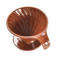 Caza de filtro de café de cerámica de cono de café personalizado