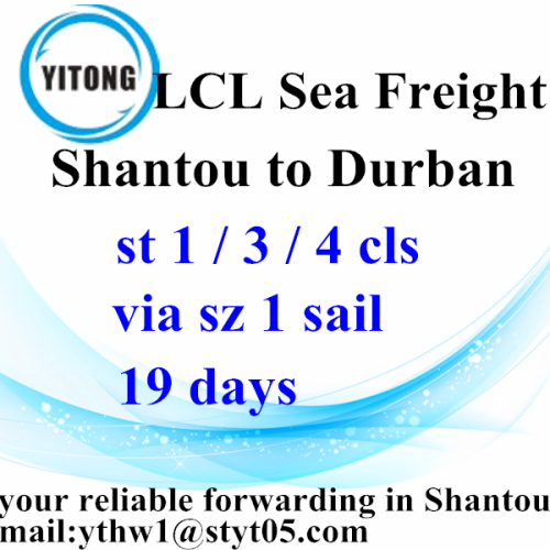 Transporte combinado transporte desde Shantou a Durban