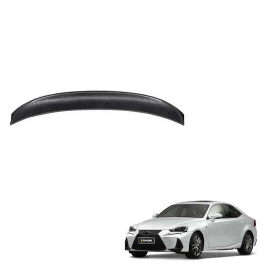 3K Twill Carbon Fiber Rear Trunk Spoiler for Lexus IS250