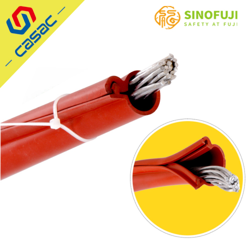 10kV high voltage silicon rubber clip-on insulated sheath