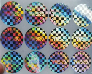 Delicate hologram security label and peel off labels