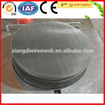 Cheap Mild Steel Black Extruder Screen Packs For Sale