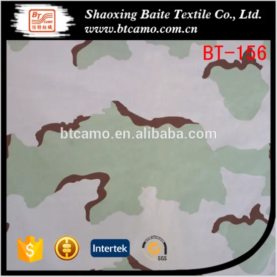 Waterproof Anti-infrared Outdoor training Nylon cotton printing camouflage fabric BT-156