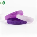 Bracelet en silicone multicolore de bonne qualité pour cadeau