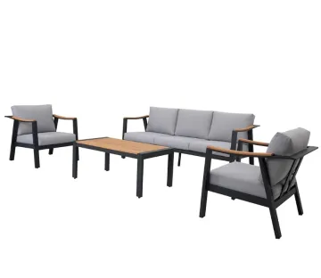 Modern Luxury Aluminum Garden Sofa Set for Outdoor Furniture