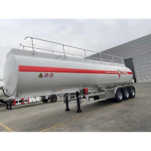 3 ejes de petróleo de combustible de aceite semi remolque