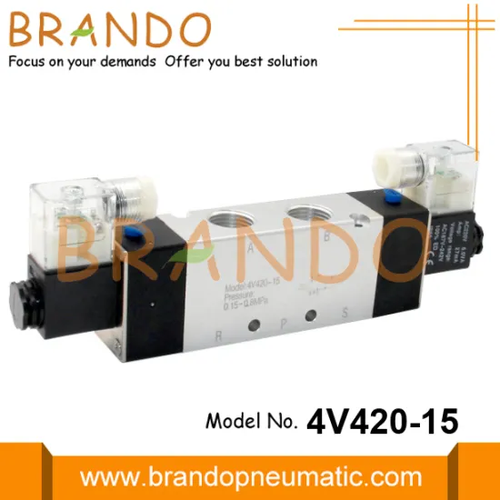 4V420-15 4V420-15-DC24V AirTAC Type Pneumatic Solenoid Valve