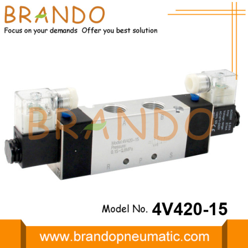 4v420-15 4v420-15-dc24v Tipo di altenoide pneumatico valvola pneumatica