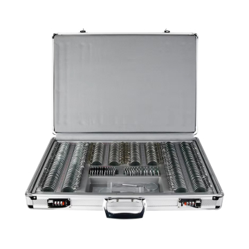 Top Quality Optometry Instrument 232 Pcs Trial Lens Case Set JSQ-232B with Color Metal Rim