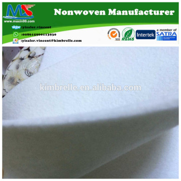White non woven needle punched fabric