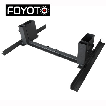 FOYOTO Adjustable Outdoor Metal Shooting Target Stand with Detachable Assembly Steel Base