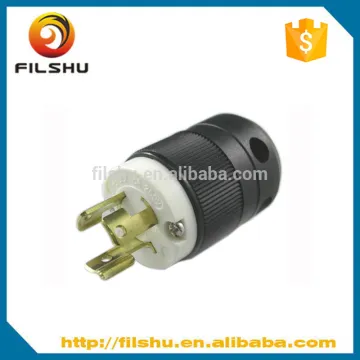 America 15A 250V US AC power plug NEMA L6-15P 2P3W connector