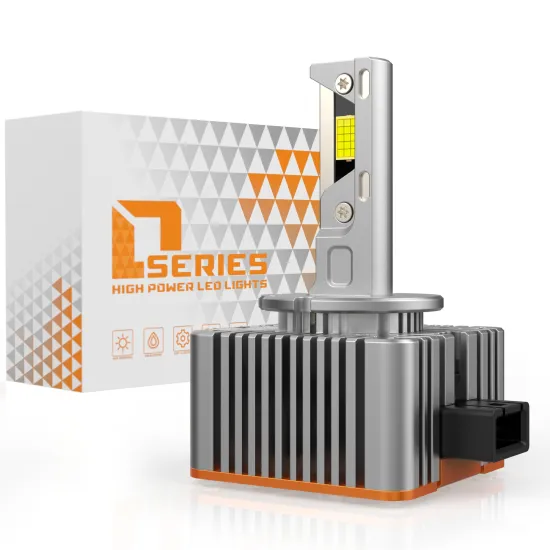 MACAR 6500K White LED Headlight Bulb Kit - Plug-and-Play D3S D4S 12V HID D1S Replacement