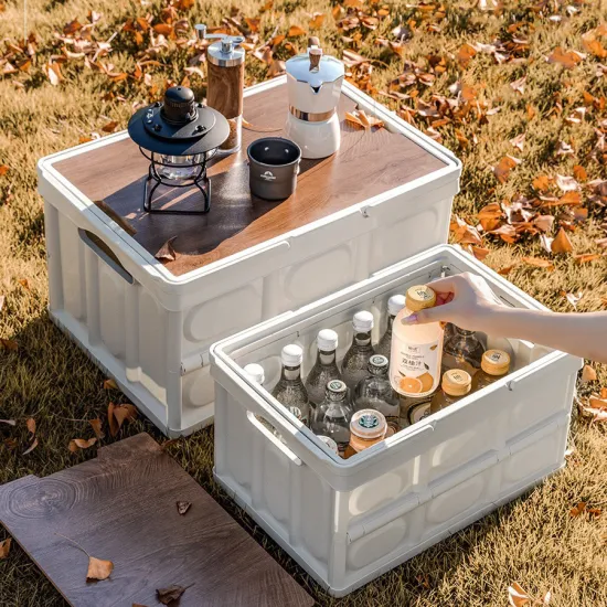 30L Outdoor Camping Storage Folding Suitcase - Camping & Picnic Storage Box