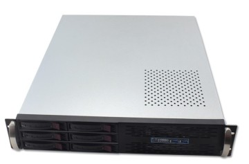 6pcs hard drive bays 2u 550mm depth server case