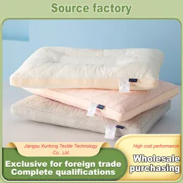 Luxury Feather Velvet Pillow Core for Neck Support