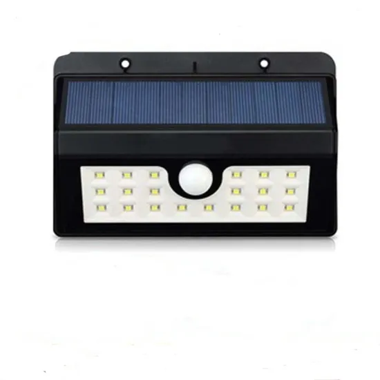 0.55W wall mounted motion sensor solar led lighting bulb with IP65