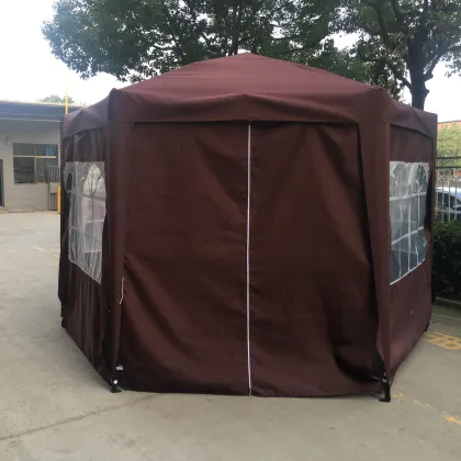 Outdoor Camping Folding Tent with Shading Awning