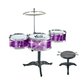 Kids Musical Instrument Education & Training: 3 Pieces Rock Jazz Drum Combo Juguete Musical