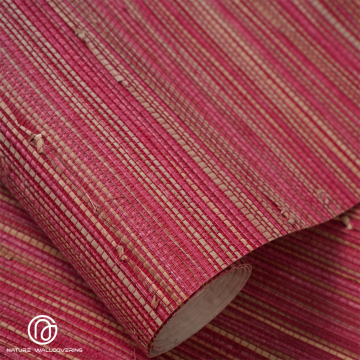 Art mural fabriqué à la main en jonc de mer pour des espaces de luxe légers