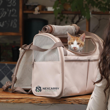 Mochila expandible para mascotas con espacio extra