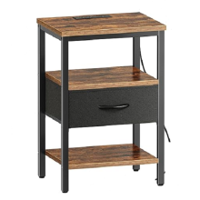 Narrow Side Table End Table for Living Room
