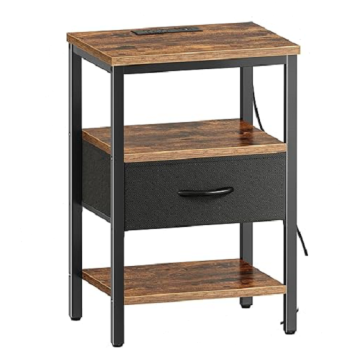 Narrow Side Table End Table for Living Room
