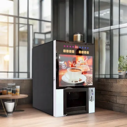 Turkish Automatic Touch Screen Coffee Vending Machine