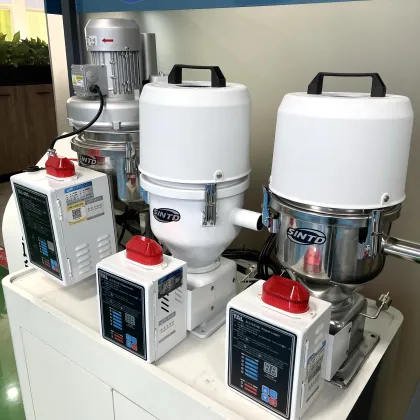 SINTD 250kg/hr Auto Feeding Plastic Hopper Loader for Injection Molding Machines