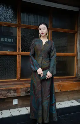 Shisanchai Hexi Four Prefectures Xiangyunsha A-Line Skirt
