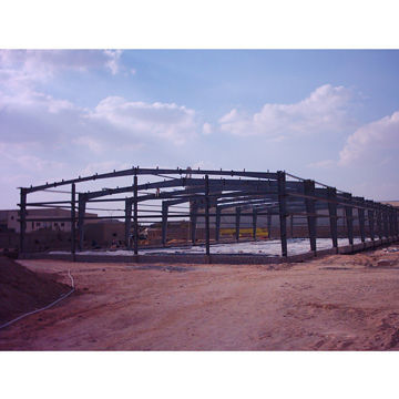 Steel Structure Frame Wareshouse, Can be Used as Warehouses, Plants, Workshops and Trusses