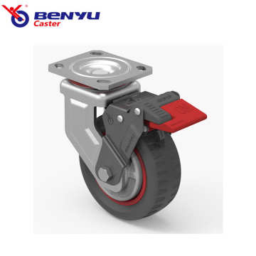 100/200mm Heavy Duty Industrial Swivel Casters with Brake