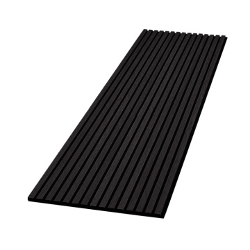 Acoustic Wood Wall Panels: Akupanel Oak Veneer in Nature Oak - Soundproof Grooved Slat Design