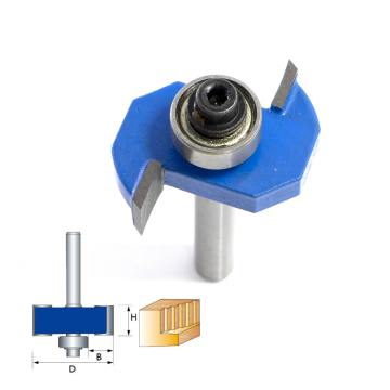 Carbide T-Slot Milling Cutter with 1/4 Inch Shank: A Robust Router Bit for Woodworking Applications