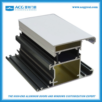 Anodized extrusion aluminum profiles for window