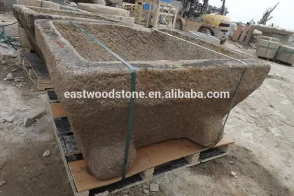 square stone planter ancient stone flower pot landscpaing
