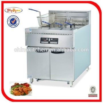 2 Tanks Electric Donut Deep Fryer Oil Filter Machine DF-30-2A