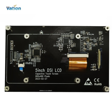 5 Inch Capacitive IPS Touch Display for Raspberry Pi with DSI Interface - 800x480 Resolution, Low Power